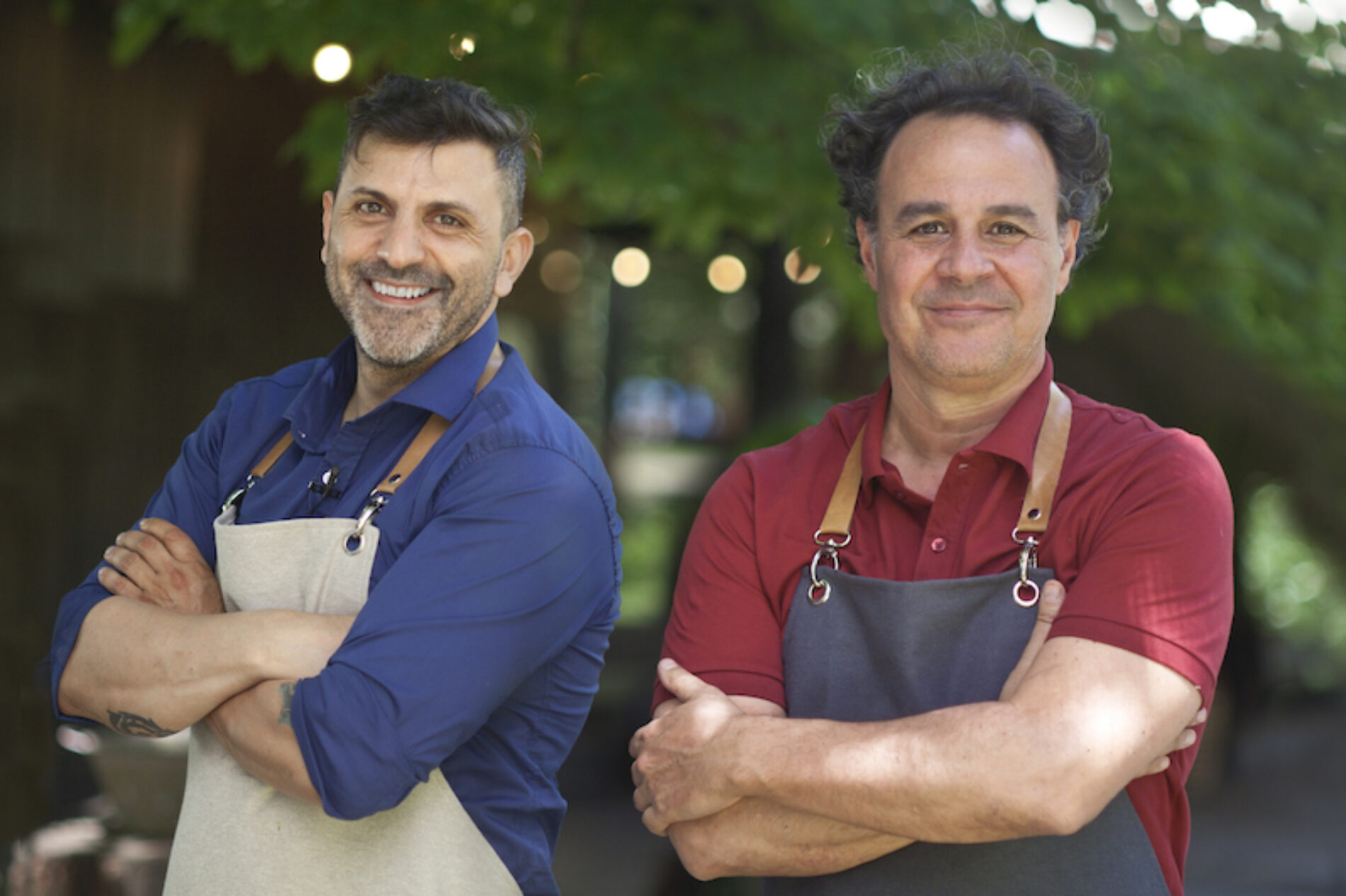 Roberto Petersen y Juan Manuel Herrera con Panes y postres al fuego en El Gourmet