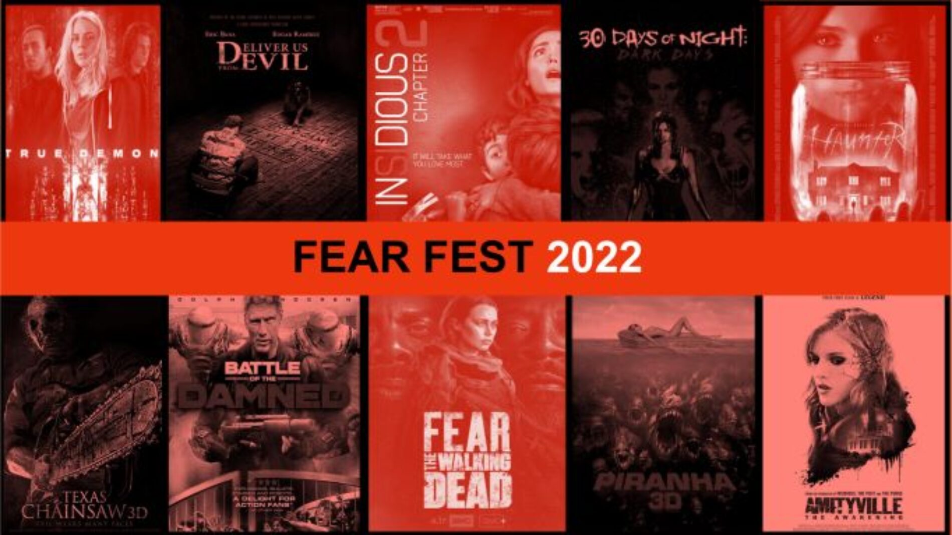 Llega el terror a la pantalla de AMC con la edición de Fear Fest 2022