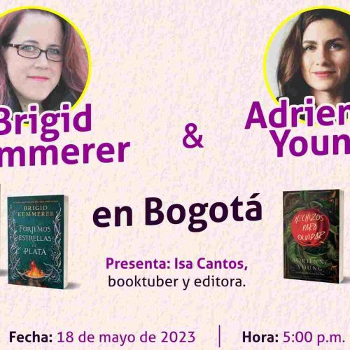 Brigid Kemmerer y Adrianne Young en Bogotá