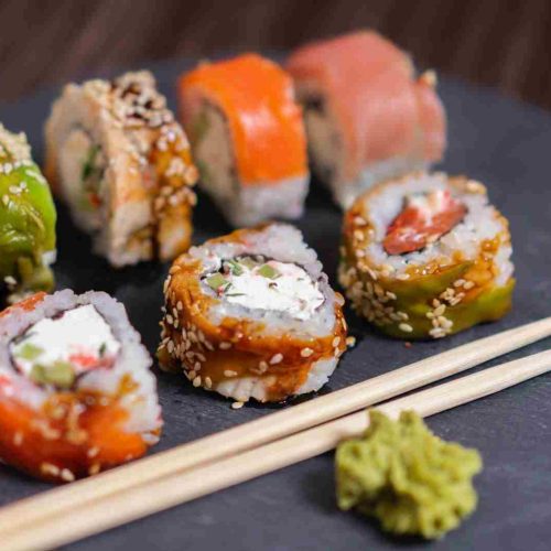 ¿Cuánto han crecido los pedidos de sushi en el último año?