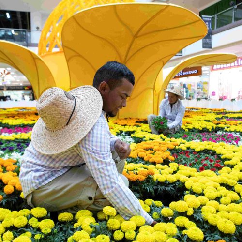 50.000 flores adornarán el Jardín del Encanto del Centro Comercial Santafé