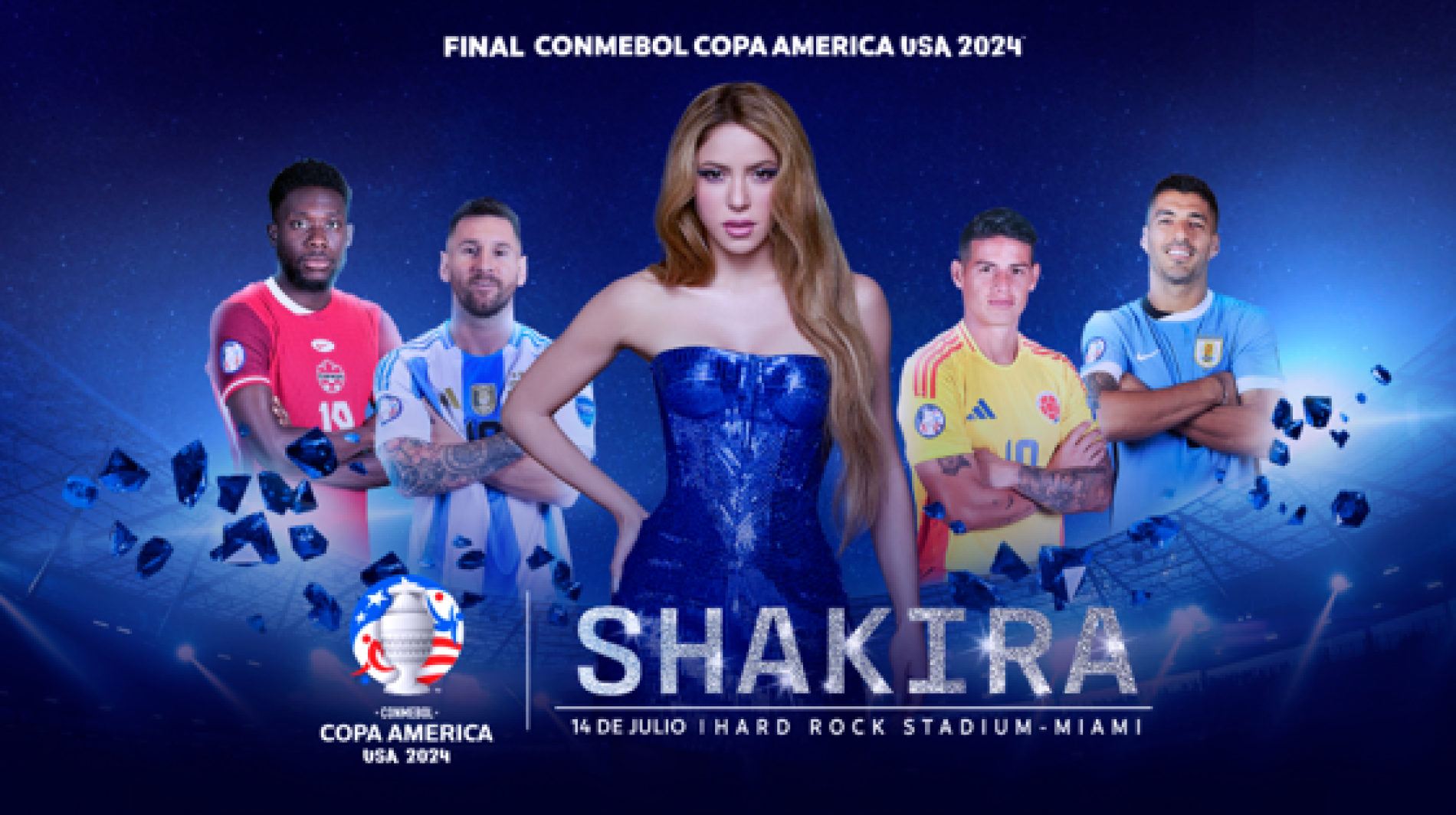 SHAKIRA SE PRESENTARÁ EN LA FINAL DE LA CONMEBOL COPA AMÉRICA USA 2024™