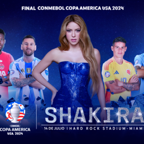 SHAKIRA SE PRESENTARÁ EN LA FINAL DE LA CONMEBOL COPA AMÉRICA USA 2024™