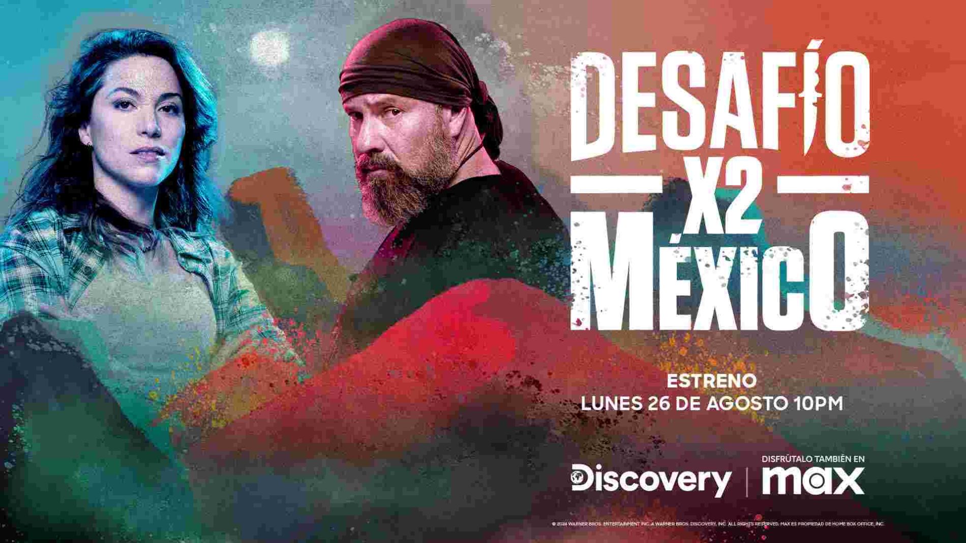 SUPERVIVENCIA EXTREMA: “DESAFÍO X2 MÉXICO”, LLEGA A MAX Y DISCOVERY