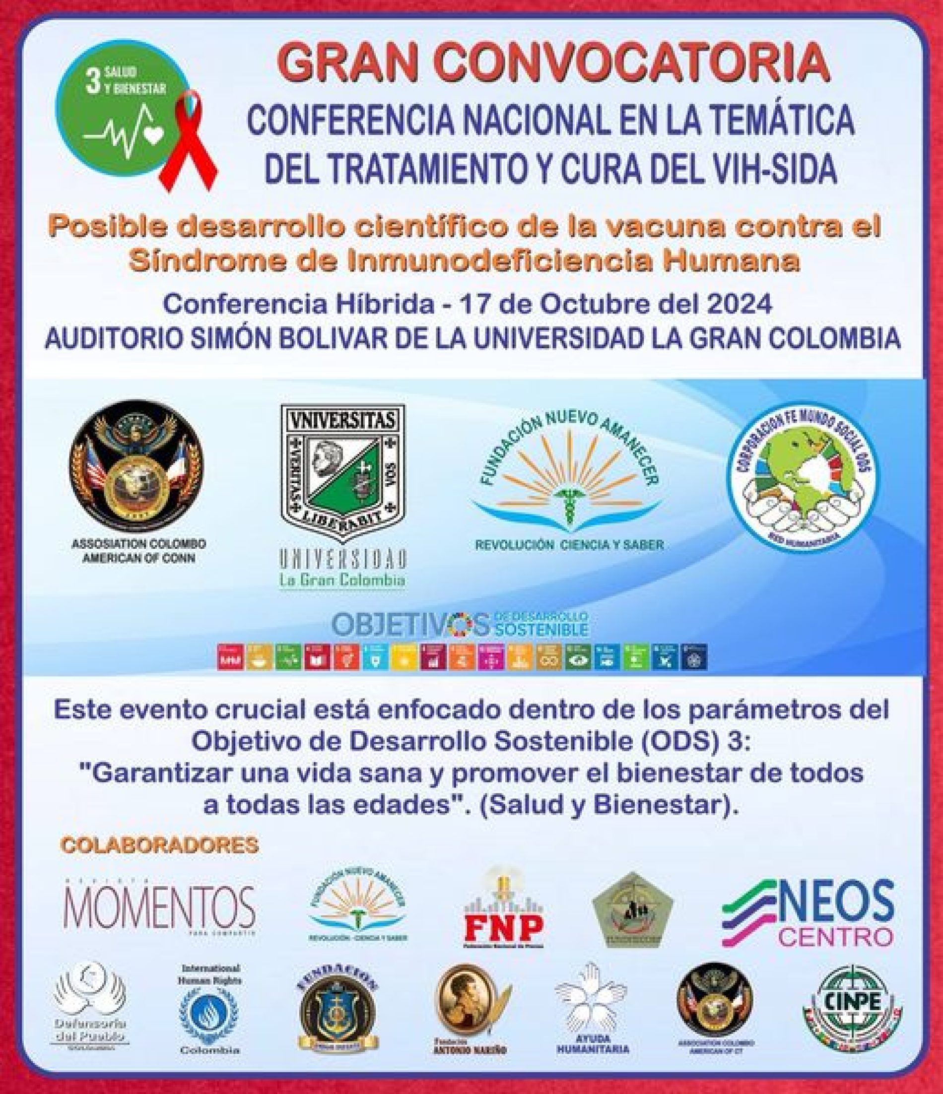 Conferencia Nacional sobre el Tratamiento y Cura del VIH-SIDA