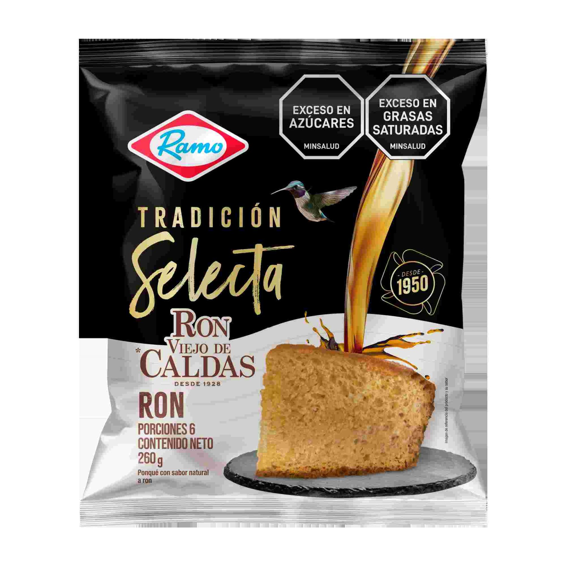 Ramo y la Industria Licorera de Caldas lanzan el ponqué Tradición Selecta sabor Ron Viejo de Caldas