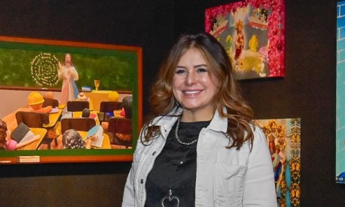 La artista María Mercedes Sánchez expone en el Consulado de Colombia en Madrid