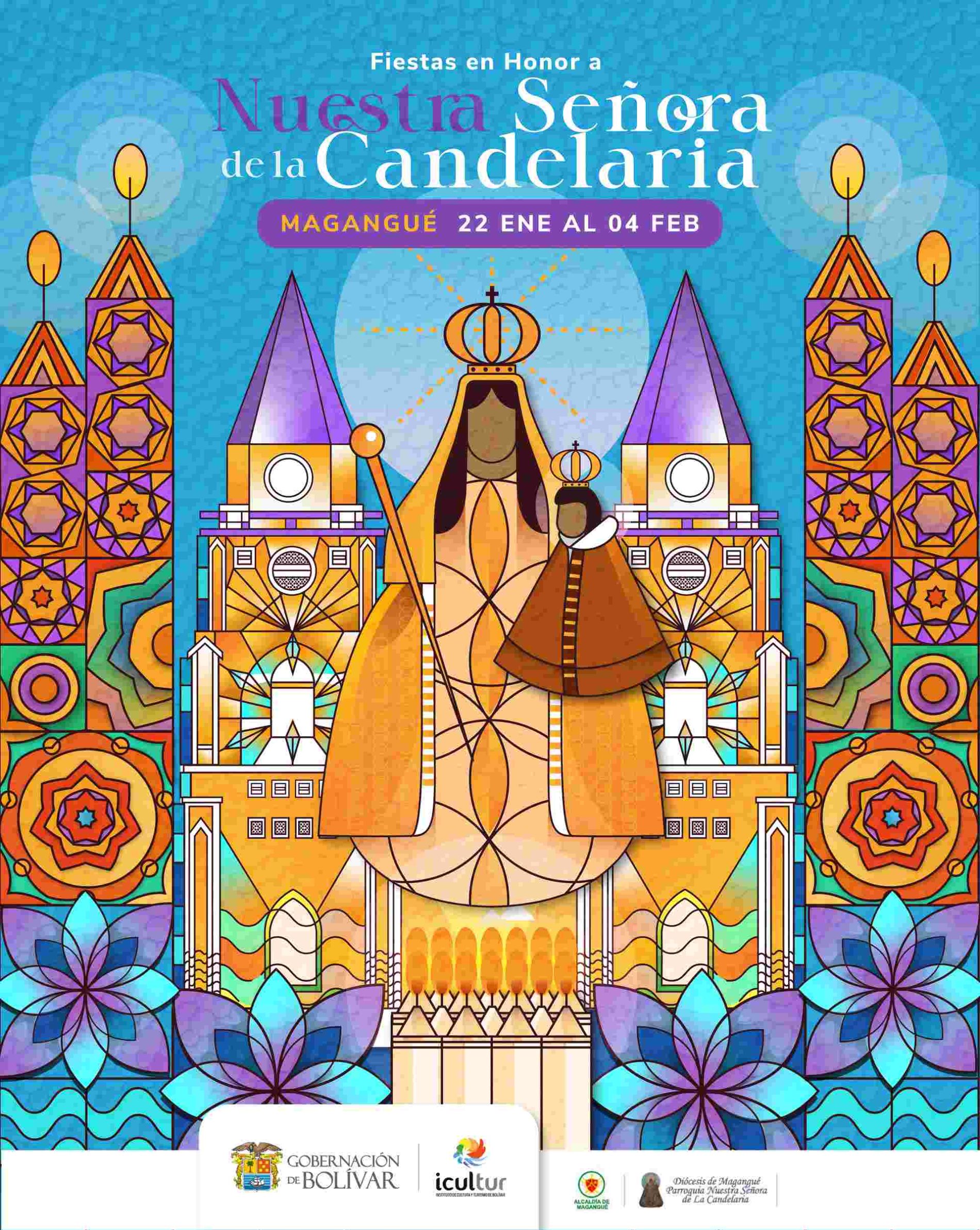 Magangué se prepara para las tradicionales Fiestas de la Virgen de la Candelaria 2025