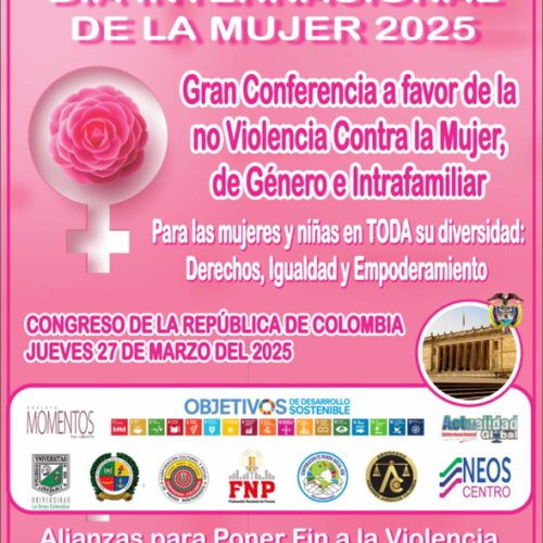 CONFERENCIA A FAVOR DE LA NO VIOLENCIA CONTRA LA MUJER, DE GÉNERO E INTRAFAMILIAR