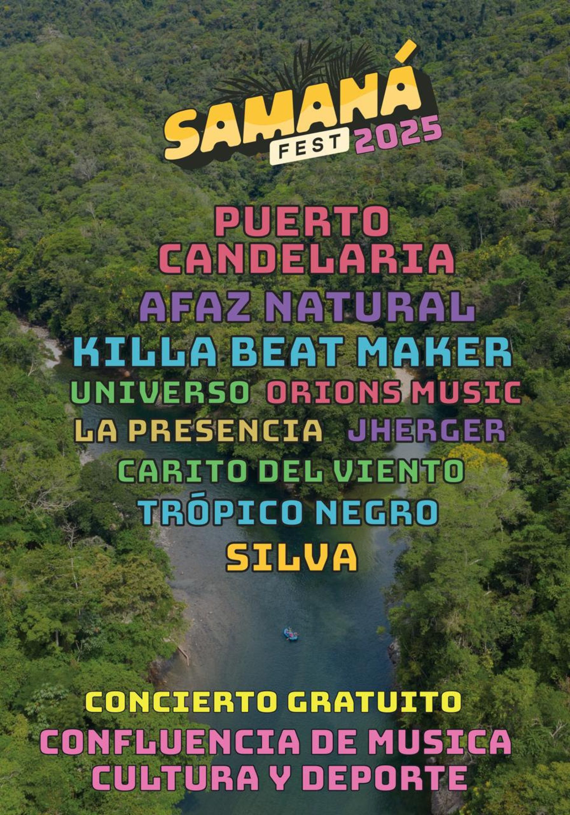 SAMANÁ FEST 2025: TODO LISTO PARA CELEBRAR EL ÚLTIMO RÍO LIBRE DE ANTIOQUIA