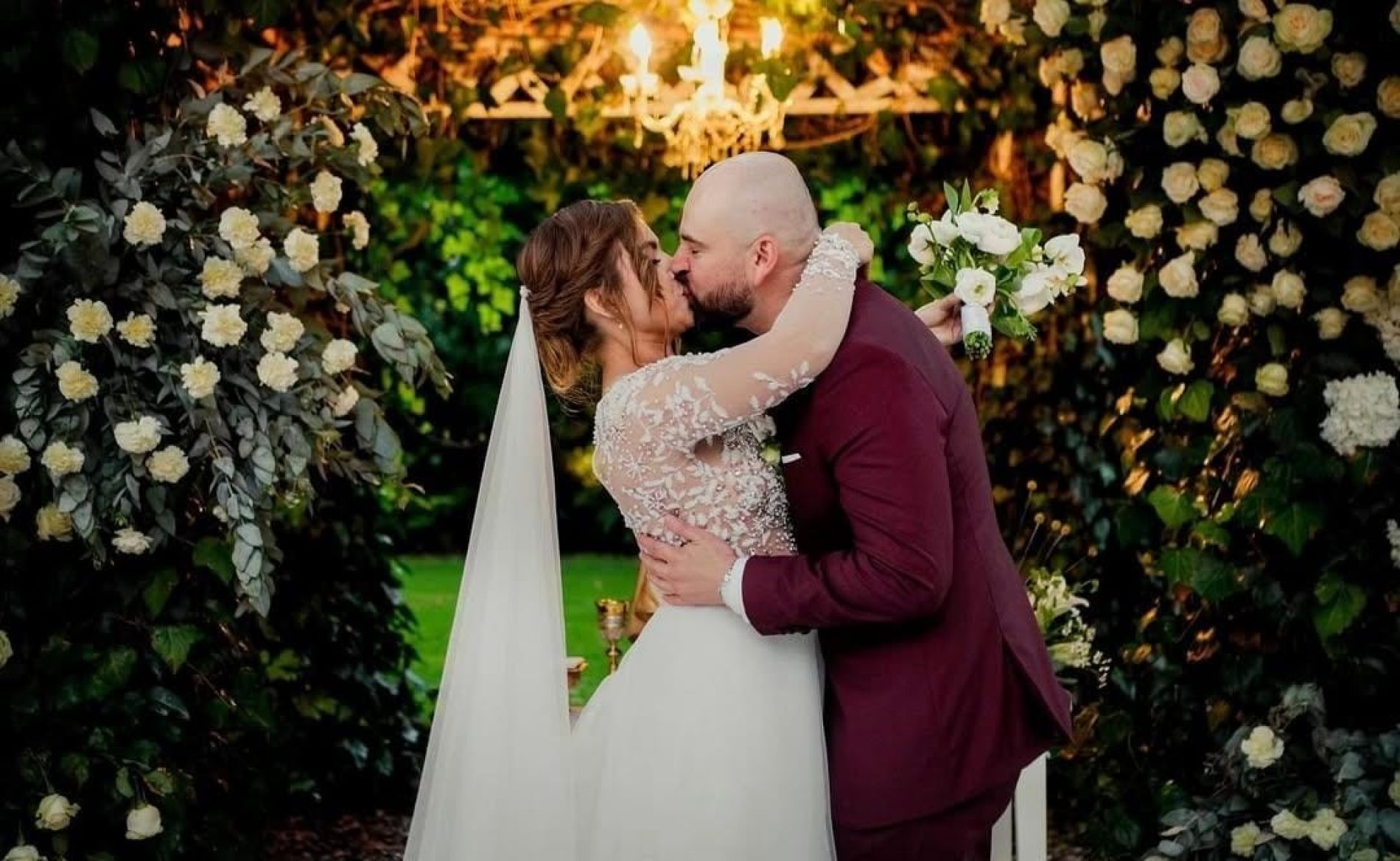 Liss Pereira y Ricardo Quevedo disfrutan sus primeros días de casados en un exclusivo resort de Punta Cana