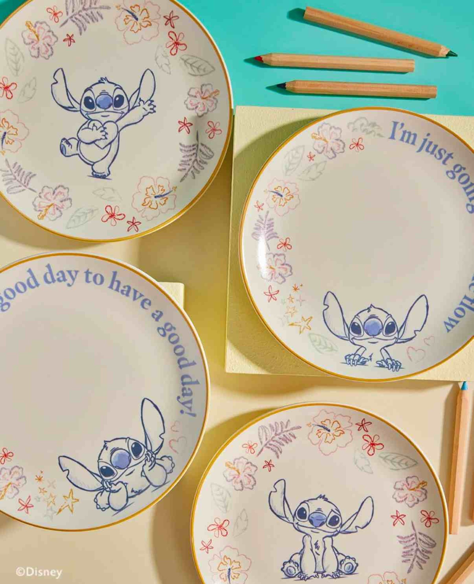 Stitch regresa al cine y también a la mesa con la nueva colección de vajillas inspirada en este clásico de Disney