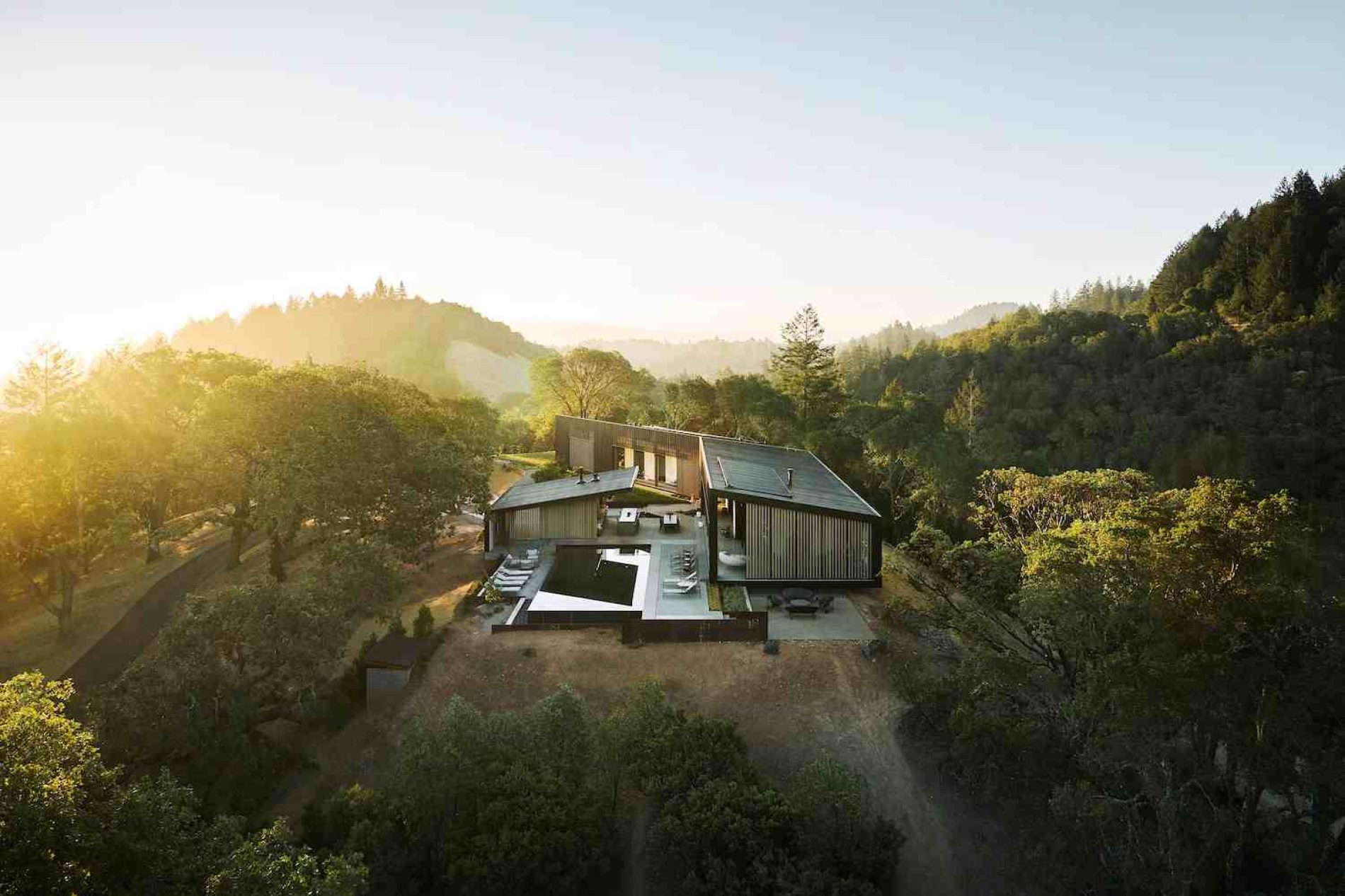 Mirador de Fire Country en Healdsburg, California