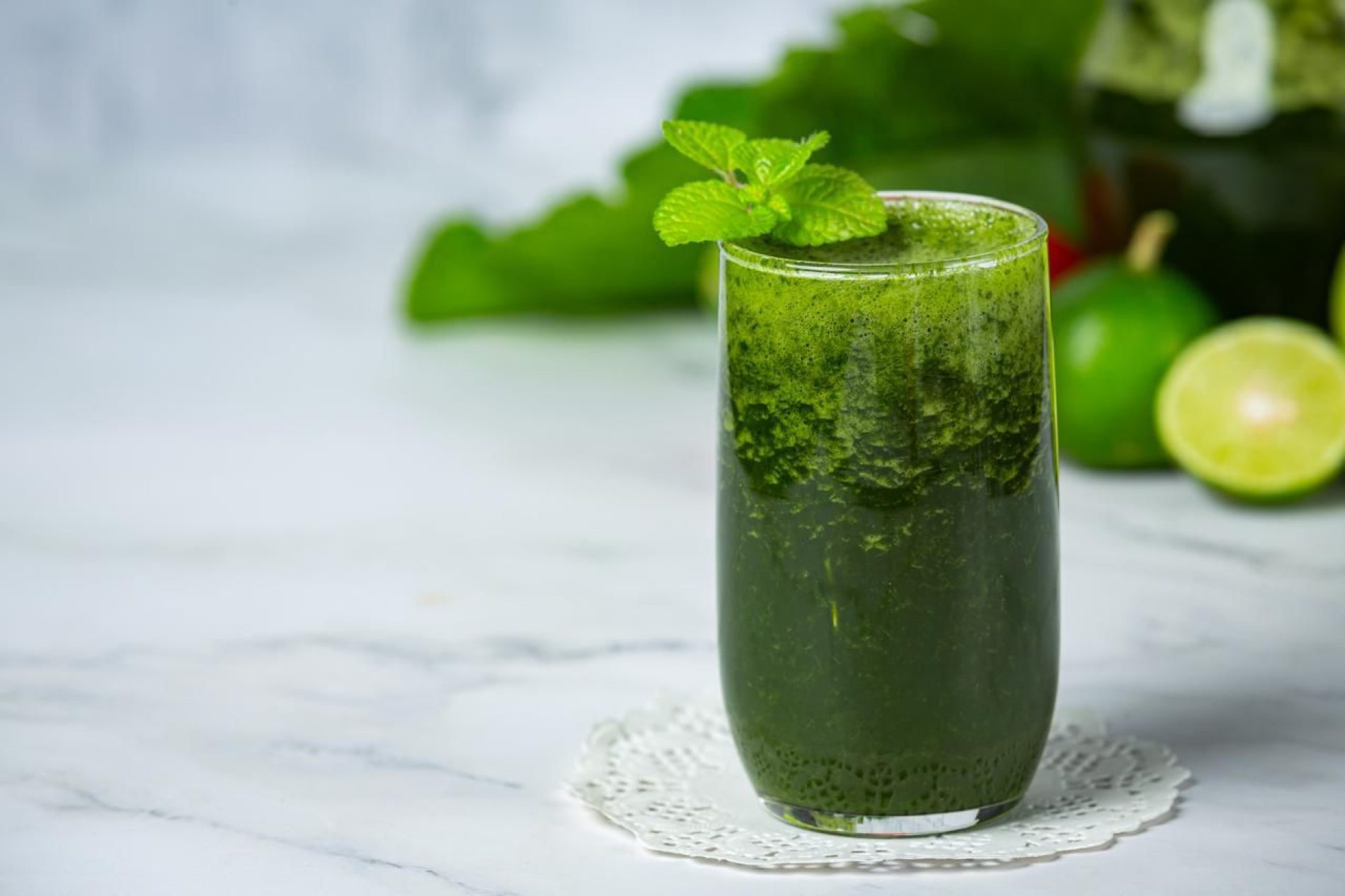 Batido verde: rico y saludable