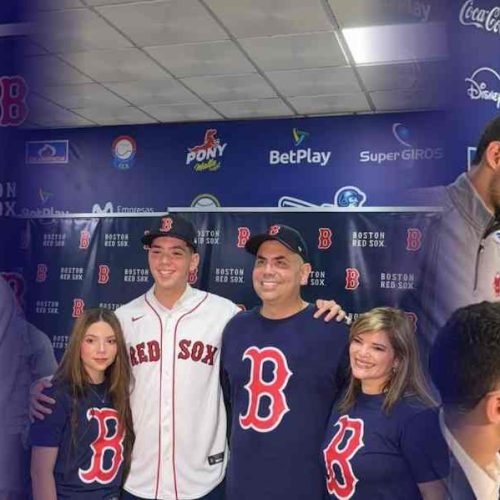 De Colombia a una de las franquicias más legendarias del béisbol: Harry Canedo firma con los Boston Red Sox
